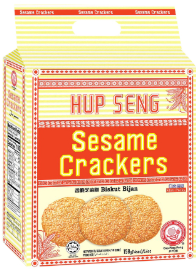 HUP SENG SESAME CRACKERS 15.8G X 10 (158G) CONVENIENT PACK 51991