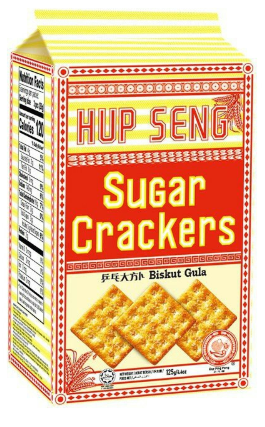 HUP SENG SUGAR CRACKERS 125G 50185