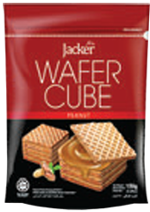JACKER WAFER CUBE 150G PEANUT