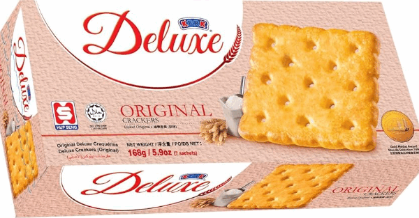 KERK DELUXE CRACKERS 24G X 7 (168G) VEGETABLE