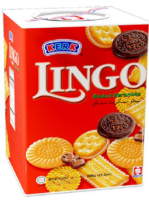 KERK LINGO ASSORTED BISCUITS 600G 74616