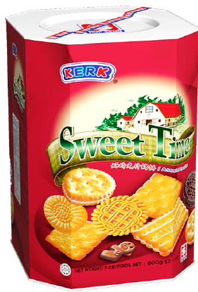 KERK SWEET TIME ASSORTED BISCUITS 600G 78616