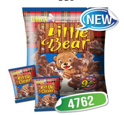 LITTLE BEAR 14G CHOCOLATE BISCUIT 4762