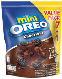 MINI OREO 8 X 20.4G (163.2G) CHOCOLATE VALUE PACK 4253211