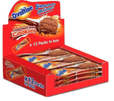 OVALTIME CHOCOLATE MALT COOKIE MULTIPACK 12 X 30G (360G) F0003484