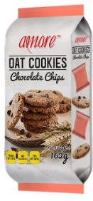 TH AMORE OAT COOKIES CHOCOLATE CHIPS 162G